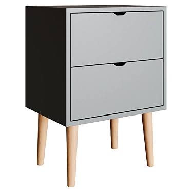 Zipcode Design Lalani Bedside Table 3D model image 1 