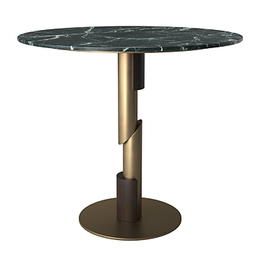 Elegant Flow Dining Table: A Perfect Addition to Your Space 3D model image 1 