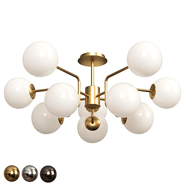 Erich Pendant Lamp: Elegant and Contemporary 3D model image 1 