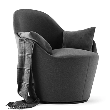 Sleek and Stylish B&B Italia HARBOR Armchair 3D model image 1 