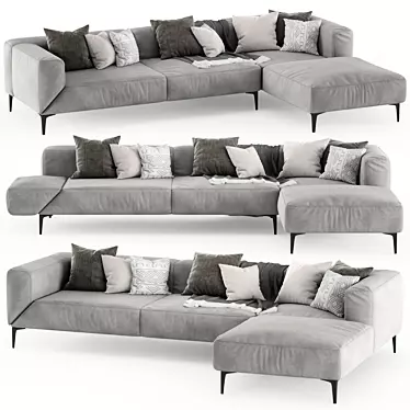  Stylish JORI Longueville Sofa 3D model image 1 