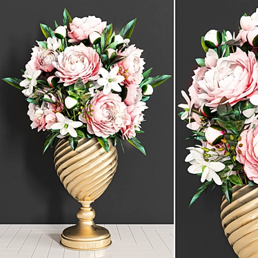 Indoor Bouquet Collection: 112 Varieties 3D model image 1 