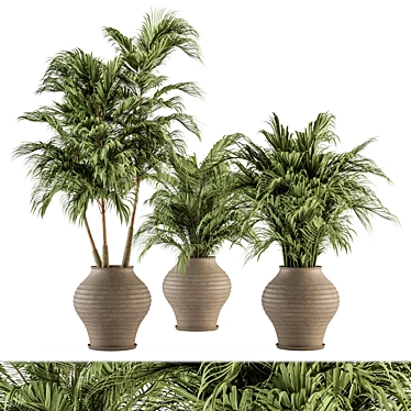 Tropical Oasis: Outdoor Plant Set 3D model image 1 