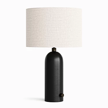 Gubi Gravity Small Table Lamp - Sleek Design & Multiple Finishes 3D model image 1 