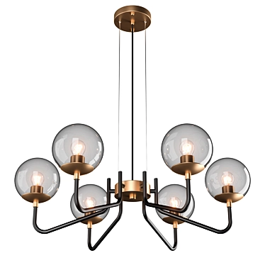 Freya Pendant Lamp: Modern Elegance 3D model image 1 