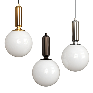 Bolla Sola Pendant Light - Elegant Illumination 3D model image 1 