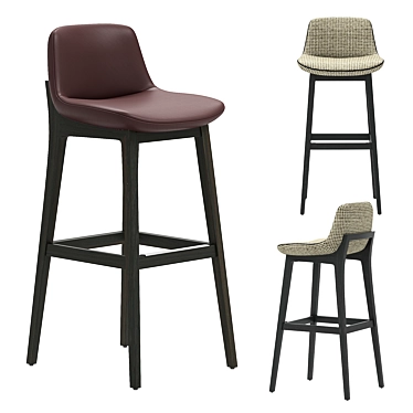 Modern Comfort: Poliform Ventura Stool 3D model image 1 