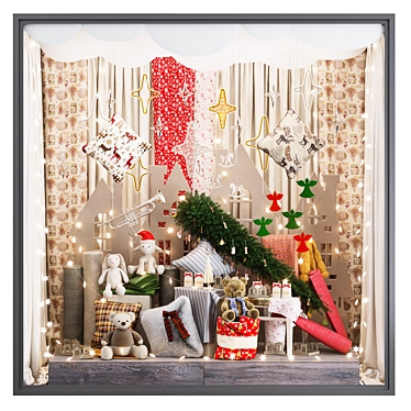 Festive Home Textiles & Decor Showcase 3D model image 1 