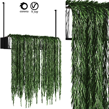 Versatile Plant10: 2015 Greenery, 4 Parts 3D model image 1 