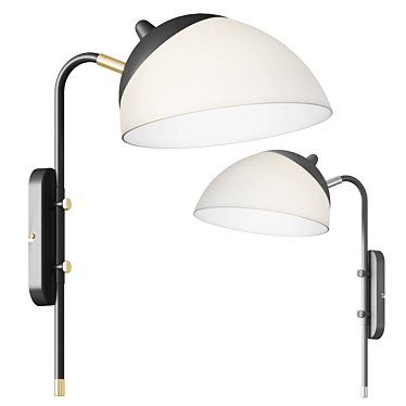 Modern VITRA Sconce - Elegant Lighting 3D model image 1 