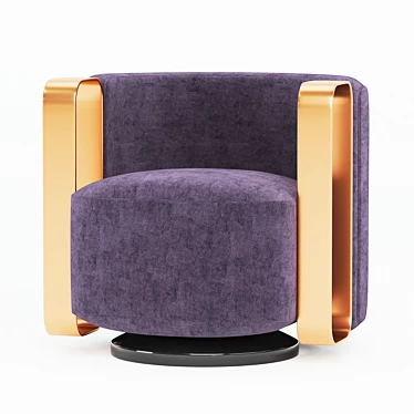 Elegant Kelly Bracelet Armchair 3D model image 1 