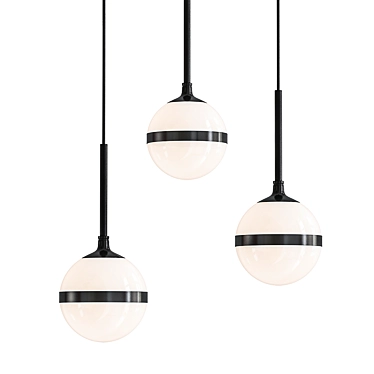 Elegant Peggy Pendant Light 3D model image 1 