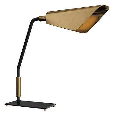 Elegant Hudson Valley Desk Lamp 3D model image 1 