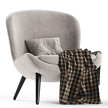 Sicis Niels Armchair: Luxurious and Modern 3D model image 1 