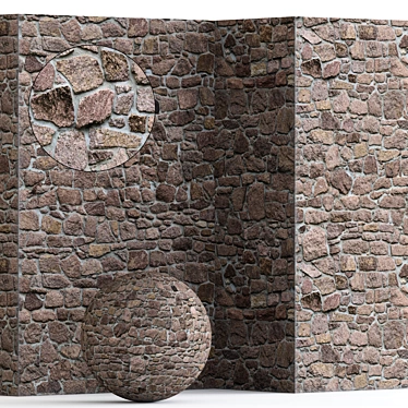 UV Mapped Wall - 6500x2800 Pixel Texture 3D model image 1 