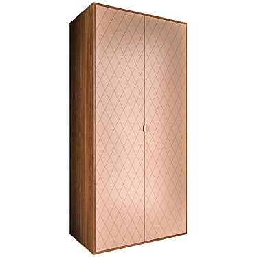 Modern Oak Wardrobe CS211 3D model image 1 