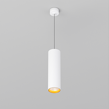 Modular Pendant Lamp: Simple Elegance for All Spaces 3D model image 1 