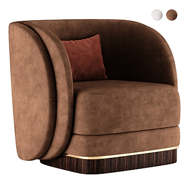 Ambrose 2013 Armchair: Elegant and Comfortable 3D model image 1 