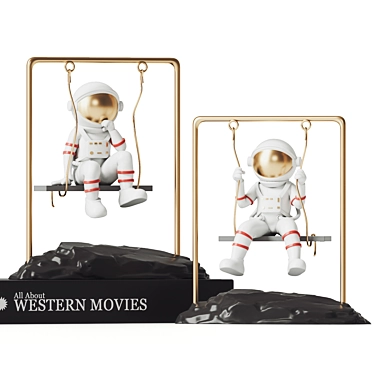 Cosmic Explorer: Astronaut 3D Model 3D model image 1 