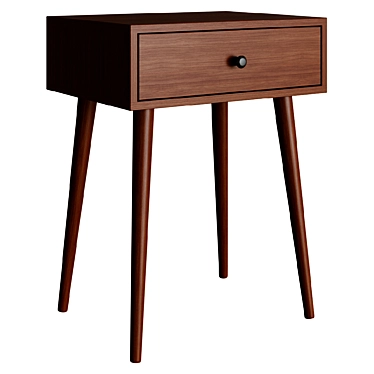 Grant Curbstone: Stylish and Compact Bedside Table 3D model image 1 