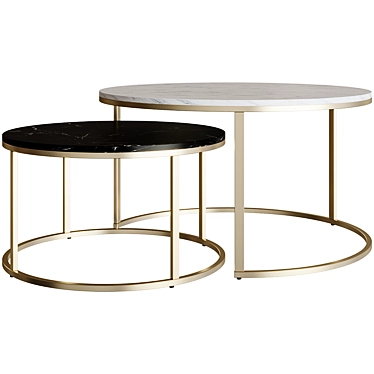 Elegant Rothman Coffee Table 3D model image 1 