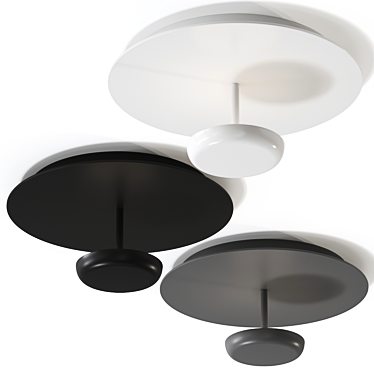 Aurora Contemporary Ceiling Lamp 3D model image 1 