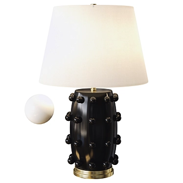 Circa Linden Medium Lamp: Illuminating Elegance 3D model image 1 