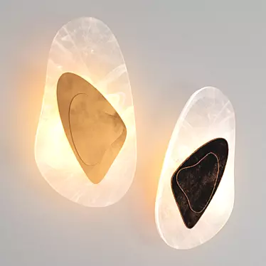 Illumina Glass LED Wall Lamp 3D model image 1 