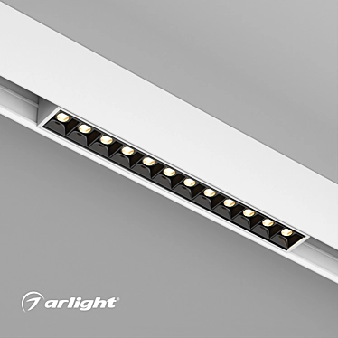 Mag-Laser-45: Linear LED Track Light 3D model image 1 