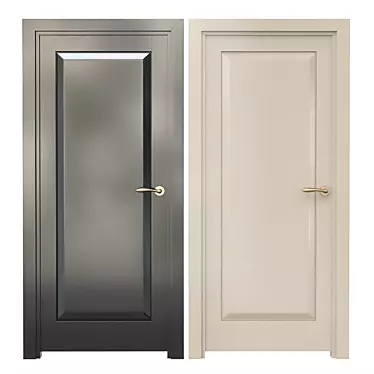 2015 Doors: Premium Dimensional Design 3D model image 1 