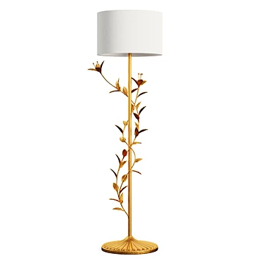 Gilded Beauty Floor Lamp 3D model image 1 