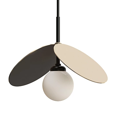 Elegant Ilios Pendant Light 3D model image 1 