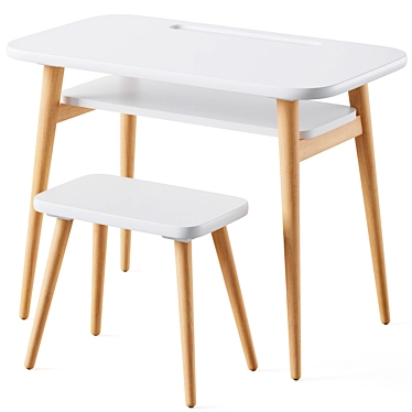 Jimi Kids Desk Set: Perfect for Study 3D model image 1 