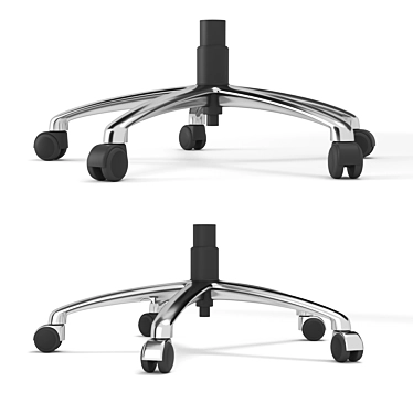 Heavy-duty Office Chair Base 3D model image 1 