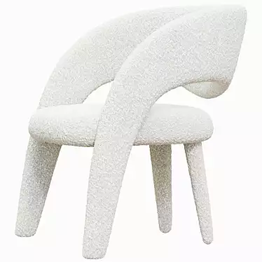 Greenapple Modern Armchair: Handcrafted Elegance 3D model image 1 