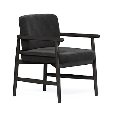 Elegant Teresina Armchair: Unmatched Comfort 3D model image 1 