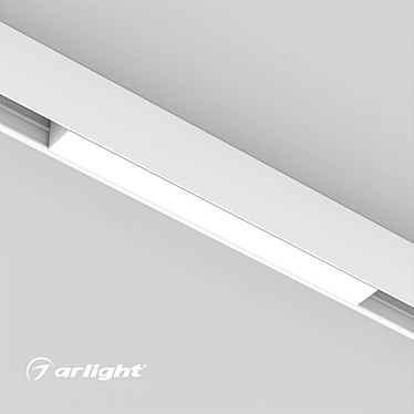 Premium Magnetic Track Lamp 3D model image 1 