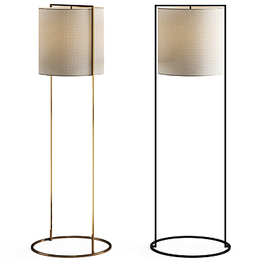 Kevin Reilly Pattern Floor Lamp 3D model image 1 