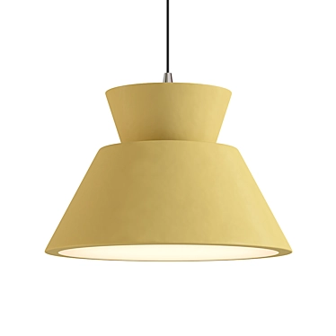 Modern Vancouver 1-Light Pendant 3D model image 1 