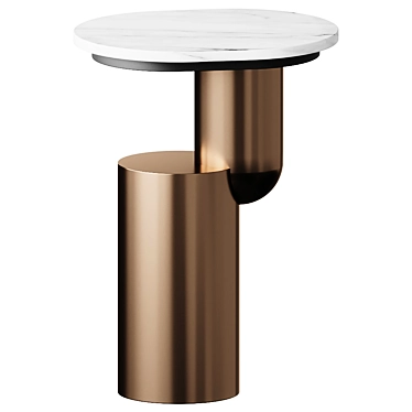 Eichholtz Tosca Side Table: Sleek and Elegant 3D model image 1 