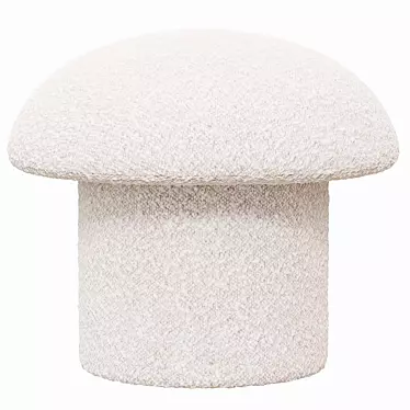 Mignon Mushroom Upholstered Stool 3D model image 1 