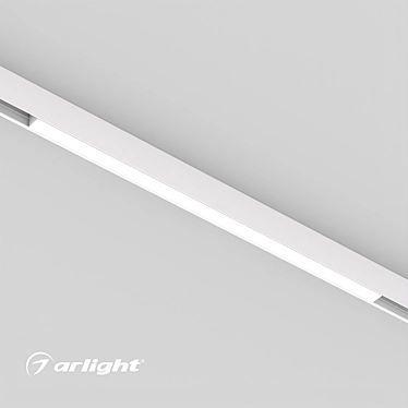 Modern Magnetic Track Lamp 3D model image 1 