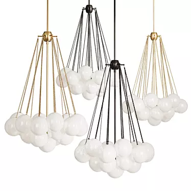 Ball shaped pendant chandelier AGDA