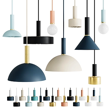 Ferm Living Socket Pendants (5 Models + 16 Materials)