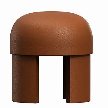 Modern Bold Stool: Sleek Design & Comfort 3D model image 1 