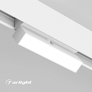 Lamp MAG-FLAT-FOLD-45-S205-6W Title: Compact Magnetic Track Lamp 3D model image 1 