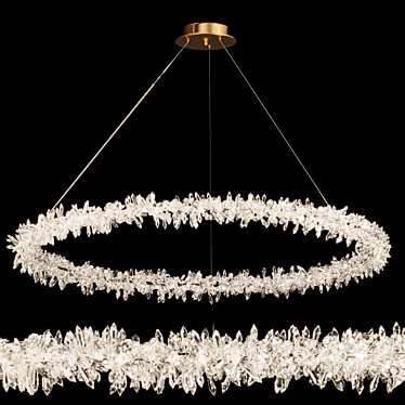 Crystal ring chandelier SIBYL XL