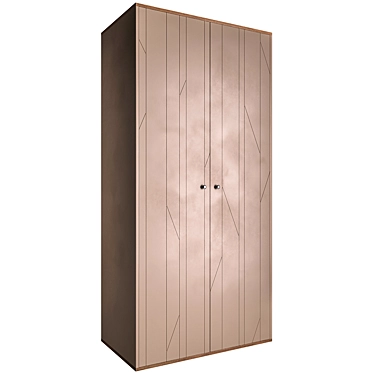 IDEA TW211 Wardrobe: Sleek, Spacious, and Stylish 3D model image 1 