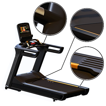 Ultimate Performance Matrix Treadmill 3D model image 1 