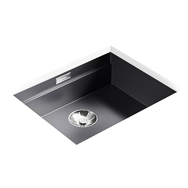 Sleek Blanco Etagon 500U Sink 3D model image 1 